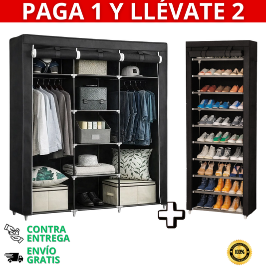 Closet + Zapatero - Oferta Exclusiva 2x1